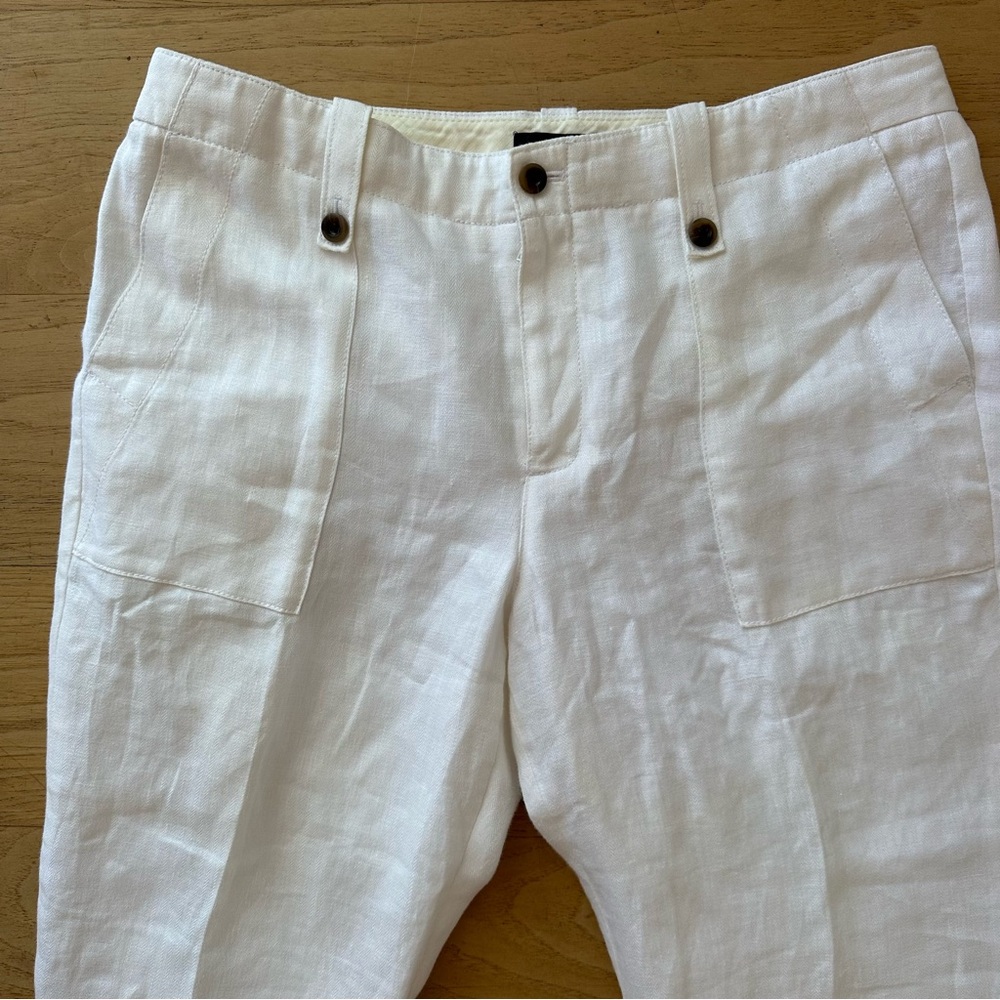 JCREW Linen Trouser Pants - Picture 2 of 5